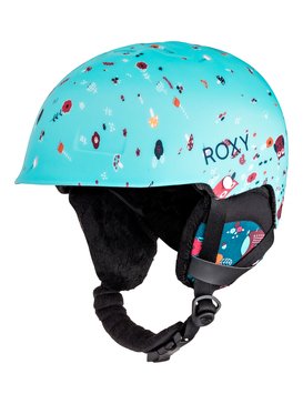 roxy, Happyland - Casque de snowboard, LITTLE OWL_BLUE PRINT (bsq2) Happyland - Snowboard Helmet ERGTL03003