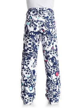 roxy, Backyard Printed - Pantalon de snow, BUTTERFLY_BLUE PRINT (bsq7) Backyard Printed - Snow Pants ERGTP03008
