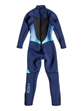 roxy, Syncro 3/2mm - Traje De Surf Integral Con Cremallera Trasera, BLUE PRINT (bsq0) Syncro 3/2mm - Back Zip Full Wetsuit ERGW103009
