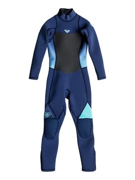 roxy, Syncro 3/2mm - Traje De Surf Integral Con Cremallera Trasera, BLUE PRINT (bsq0) Syncro 3/2mm - Back Zip Full Wetsuit ERGW103009