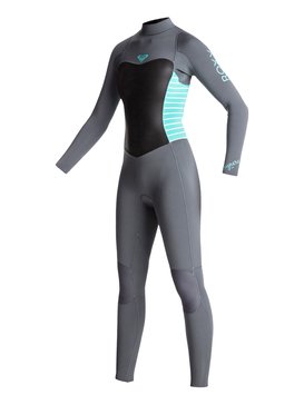 roxy, 3/2mm Syncro Series - Combinaison de surf intégrale, ASH / PISTACCIO (xbbb) 3/2mm Syncro Series - Back Zip GBS Wetsuit ERGW103013