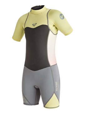 roxy, Syncro 2/2mm - Springsuit met Achterrits, CAMELLIA (mjw0) Syncro 2/2mm - Back Zip Springsuit ERGW503001