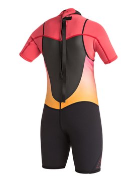 roxy, Syncro 2/2mm - Springsuit met Achterrits, PARADISE PINK (mlr0) Syncro 2/2mm - Back Zip Springsuit ERGW503001