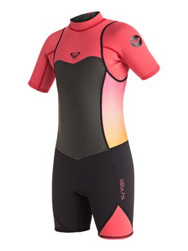 roxy, Syncro 2/2mm - Springsuit met Achterrits, PARADISE PINK (mlr0) Syncro 2/2mm - Back Zip Springsuit ERGW503001