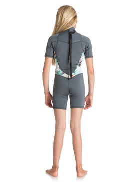 roxy, 2mm Syncro Series Back Zip FLT - Short Sleeve Springsuit, ASH / PISTACCIO (xbbb) 2mm Syncro Series Back Zip FLT - Short Sleeve Springsuit ERGW503004