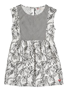 roxy, Girls 7-14 Ambitious Queen Sleeveless Dress, MARSHMALLOW JAVA LIFE RG (wbt2) AMBITIOUS QUEEN ERGWD03031