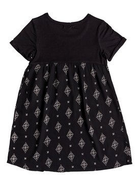 roxy, Branche Of Lilac - Vestito a maniche corte, ANTHRACITE TRIBAL VOICE RG (kvj2) Branche Of Lilac - Short Sleeve Dress ERGWD03032