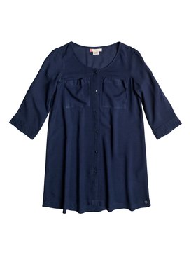 roxy, Parrot Feather - Robe à manches 3/4, DRESS BLUES (btk0) Parrot Feather - 3/4 Sleeve Dress ERGWD03034