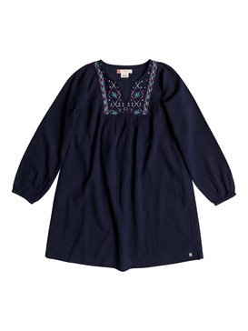 roxy, Girls 7-14 Holds Me Tight Long Sleeve Dress, DRESS BLUES (btk0) HOLDS ME TIGHT ERGWD03039