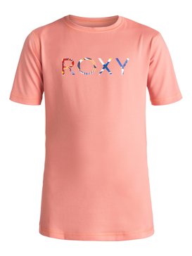 roxy, Palms Away - Short Sleeve Rash Vest, SUNKISSED CORAL (mge0) Palms Away - Short Sleeve Rash Vest ERGWR03004