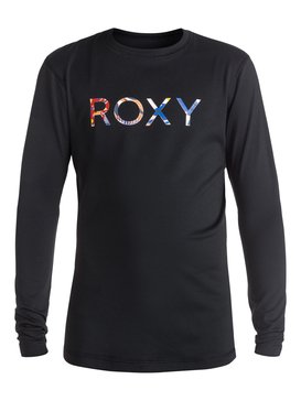 roxy, Palms Away - Langarm-Rashvest, BLACK (kvd0) Palms Away - Long Sleeve Rash Vest ERGWR03005