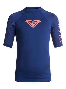 roxy, Whole Hearted - Lycra De Manga Corta protección UV, BLUE DEPTHS (bta0) Whole Hearted - Short Sleeve UPF 50 Rash Vest ERGWR03006