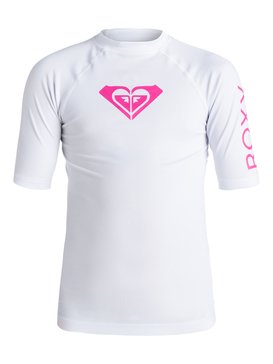 roxy, Whole Hearted - Lycra De Manga Corta protección UV, WHITE (wbb0) Whole Hearted - Short Sleeve UPF 50 Rash Vest ERGWR03006