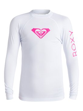 roxy, Whole Hearted - Lycra De Manga Larga protección UV, WHITE (wbb0) Whole Hearted - Long Sleeve UPF 50 Rash Vest ERGWR03007