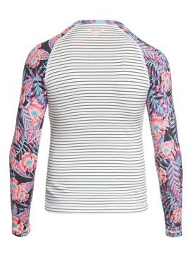 roxy, Sunset Only - UPF 50 Langarm-Rash Vest mit Reißverschluss, MARSHMALLOW BASIC STRIPE 2 (wbt1) Sunset Only - Zipped Long Sleeve UPF 50 Rash Vest ERGWR03076