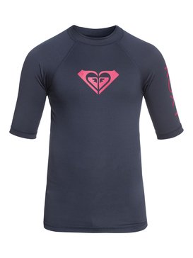 roxy, Whole Hearted - Short Sleeve UPF 50 Rash Vest, DRESS BLUES (btk0) Whole Hearted - Short Sleeve UPF 50 Rash Vest ERGWR03079