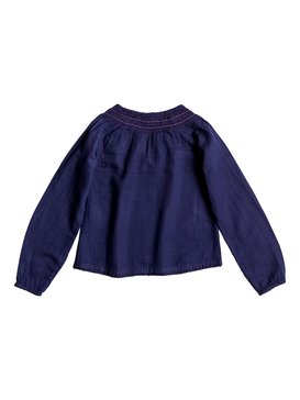 roxy, Beach Fossils - Blouse à manches longues, BLUE PRINT (bsq0) Beach Fossils - Long Sleeve Blouse ERGWT03006