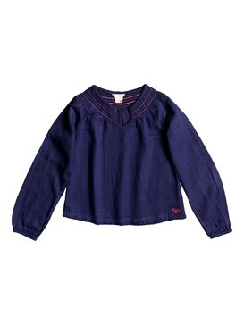 roxy, Beach Fossils - Blouse à manches longues, BLUE PRINT (bsq0) Beach Fossils - Long Sleeve Blouse ERGWT03006