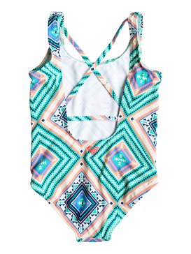 roxy, Hippie College - One-Piece Swimsuit, POOL BLUE FREE SPIRIT (bhf6) Hippie College - One-Piece Swimsuit ERGX103013
