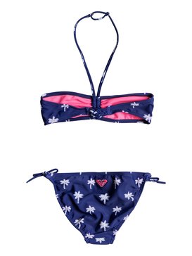 roxy, Tropical Palm Trees - Ensemble bikini, LITTLE PALM TREE COMBO SAILOR (bsq6) Tropical Palm Trees - Bikini Set ERGX203018