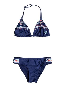 roxy, Little Pretty - Tri Bikini Set, BLUE DEPTHS (bta0) Little Pretty - Tri Bikini Set ERGX203060