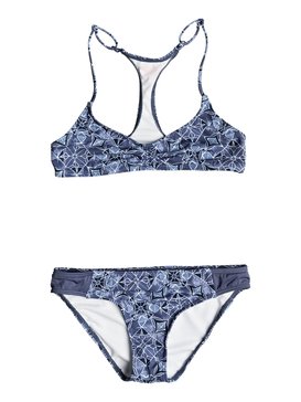 roxy, Girls 7-14 Perou Ditsy Tri Halter Bikini Set, MARSHMALLOW CHICAS DEL MAR RG (xbww) PEROU DITSY HALTER TRI SET ERGX203106