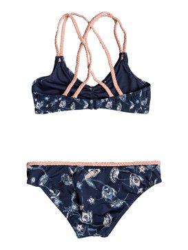 Girls Bikini Roxy Girls Check Me Out Bikini Set - Big Kid Gingham