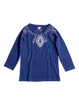roxy, My Hologram Native Festival - Tee-Shirt manches 3/4, BLUE PRINT (bsq0) My Hologram Native Festival - 3/4 Sleeve T-Shirt ERGZT03122