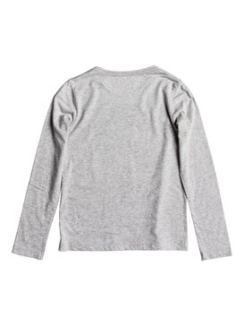 roxy, Tonic Stamp Paradise - Long Sleeve T-Shirt, HERITAGE HEATHER (sgrh) Tonic Stamp Paradise - Long Sleeve T-Shirt ERGZT03148
