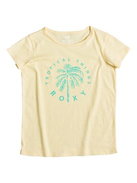 roxy, Galaxy Light Tropical Things - Tee-Shirt, DOUBLE CREAM (ydq0) Galaxy Light Tropical Things - T-Shirt ERGZT03161