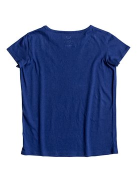 roxy, Galaxy Light Tropical Heart - Tee-Shirt, BLUE DEPTHS (bta0) Galaxy Light Tropical Heart - T-Shirt ERGZT03162