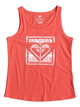roxy, Rainy Night Tropical Heart - Top sans manches, SUGAR CORAL (mjj0) Rainy Night Tropical Heart - Vest Top ERGZT03164