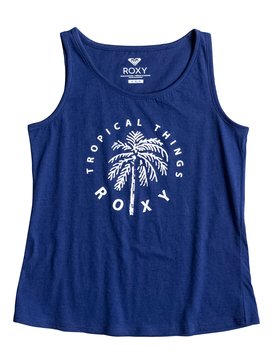 roxy, Rainy Night Tropical Things - Top sans manches, BLUE DEPTHS (bta0) Rainy Night Tropical Things - Vest Top ERGZT03166