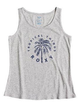 roxy, Rainy Night Tropical Things - Top sans manches, HERITAGE HEATHER (sgrh) Rainy Night Tropical Things - Vest Top ERGZT03166
