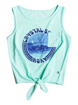 roxy, Keys Boarder Kelia Jolie - Geknotetes Top, BEACH GLASS (gcz0) Keys Boarder Kelia Jolie - Knotted Vest Top ERGZT03177