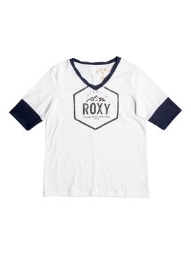 roxy, Fleeting Moments - Maglietta con maniche a 3/4, MARSHMELLOW (wbt0) Fleeting Moments - 3/4 Sleeve T-Shirt ERGZT03223
