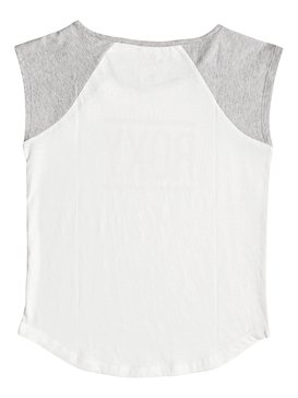 roxy, Heaven's A Heartbreak - Camiseta de Manga Cap más Corta, MARSHMALLOW (wbt0) Heaven's A Heartbreak - Cap Sleeve T-Shirt ERGZT03267