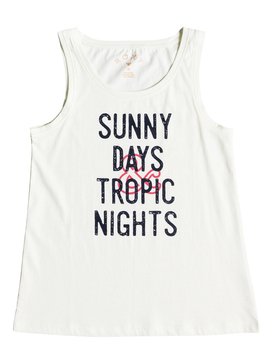 roxy, Sunny Afternoon Sunny Days - Vest Top, MARSHMALLOW (wbt0) Sunny Afternoon Sunny Days - Vest Top ERGZT03287