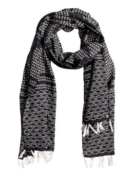 roxy, Happiest Day - Écharpe en coton, TRUE BLACK (kvj0) Happiest Day - Cotton Scarf ERJAA03158