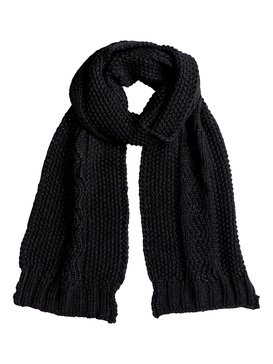 roxy, Stay Out Scarf - Écharpe en tricot, TRUE BLACK (kvj0) Stay Out Scarf - Knit Scarf ERJAA03160