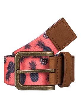 roxy, Webbing Spot - Ceinture en tissu, AX NEON GRAPEFRUIT PINEAPPLE D (nkn6) Webbing Spot - Webbing Belt ERJAA03231