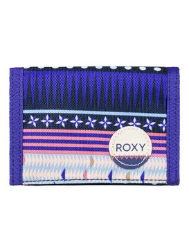 roxy, Small Beach - Portefeuille à scratch, DRESS BLUES SMALL WINTERY GEO (xmbb) Small Beach - Hook & Loop Wallet ERJAA03307