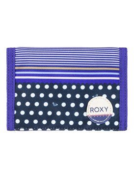 roxy, Beach Glass - Portefeuille à scratch, DRESS BLUES SMALL WINTERY GEO (xmbb) Beach Glass - Hook & Loop Wallet ERJAA03308