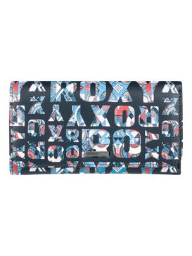 roxy, My Long Eyes - Portefeuille à bouton-pression, ANTHRACITE SMALL URBAN FLAVOR (xkbm) My Long Eyes - Snap Closure Wallet ERJAA03309