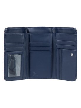 roxy, My Long Eyes - Dreifach faltbares Portemonnaie, CHINA BLUE NEW MAIDEN SWIM (bnd5) My Long Eyes - Tri-Fold Wallet ERJAA03389
