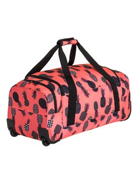 roxy, Distance Across - Grande sacca da viaggio con ruote, AX NEON GRAPEFRUIT PINEAPPLE D (nkn6) Distance Across - Large Wheeled Duffle Bag ERJBL03077