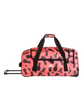 roxy, Distance Across - Grande sacca da viaggio con ruote, AX NEON GRAPEFRUIT PINEAPPLE D (nkn6) Distance Across - Large Wheeled Duffle Bag ERJBL03077