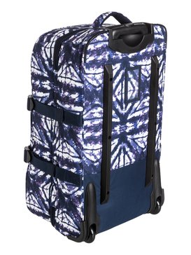 roxy, In The Clouds - Large Wheeled Suitcase, DRESS BLUES GEOMETRIC FEELING (btk6) In The Clouds - Large Wheeled Suitcase ERJBL03116