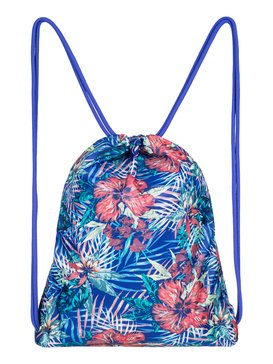 roxy, Light As A Feather - Sac à dos avec cordon de serrage, ROYAL BLUE BEYOND LOVE (pqf6) Light As A Feather - Drawstring Backpack ERJBP03394