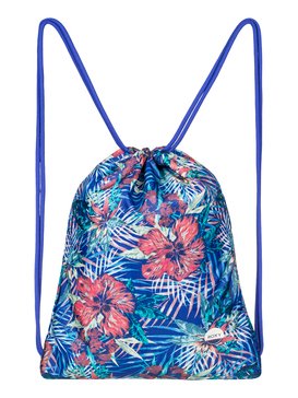 roxy, Light As A Feather - Sac à dos avec cordon de serrage, ROYAL BLUE BEYOND LOVE (pqf6) Light As A Feather - Drawstring Backpack ERJBP03394